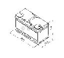 Baterie de pornire; Baterie de pornire BOSCH 0 092 S40 100</br>Piesa auto pentru Electrice