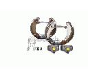 Set saboti frana BOSCH 0 204 114 046
