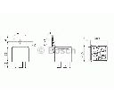 Releu, curent alimentare; Releu, pompa combustibil; Releu BOSCH 0 332 019 151