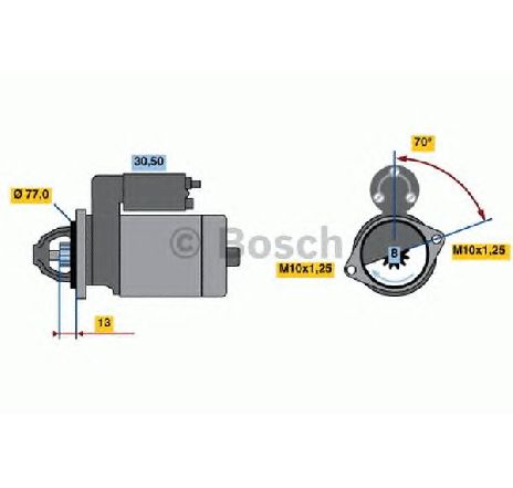 Starter BOSCH 0 986 020 381 Starter BOSCH 0 986 020 381