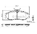 Set placute frana,frana disc BOSCH 0 986 424 204
