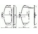 Set placute frana,frana disc BOSCH 0 986 424 214