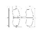 Set placute frana,frana disc BOSCH 0 986 424 215