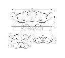 Set placute frana,frana disc BOSCH 0 986 424 284