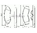 Set placute frana,frana disc BOSCH 0 986 424 363