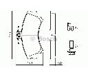 Set placute frana,frana disc BOSCH 0 986 424 371