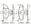 Set placute frana,frana disc BOSCH 0 986 424 449