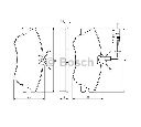 Set placute frana,frana disc BOSCH 0 986 424 451