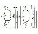 Set placute frana,frana disc BOSCH 0 986 424 456