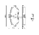 Set placute frana,frana disc BOSCH 0 986 424 470