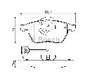 Set placute frana,frana disc BOSCH 0 986 424 482