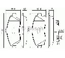 Set placute frana,frana disc BOSCH 0 986 424 527