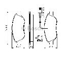 Set placute frana,frana disc BOSCH 0 986 424 595