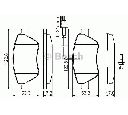 Set placute frana,frana disc BOSCH 0 986 424 597