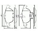 Set placute frana,frana disc BOSCH 0 986 424 616