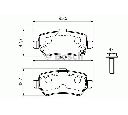 Set placute frana,frana disc BOSCH 0 986 424 646</br>Piesa auto pentru OPEL ASTRA G combi (F35)  2.0 DTI 16V