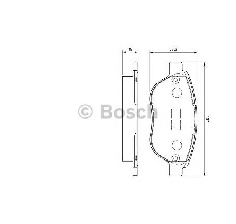 Set placute frana,frana disc BOSCH 0 986 424 659 Set placute frana,frana disc BOSCH 0 986 424 659