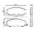Set placute frana,frana disc BOSCH 0 986 424 729