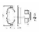 Set placute frana,frana disc BOSCH 0 986 424 775