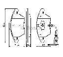Set placute frana,frana disc BOSCH 0 986 424 797