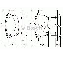 Set placute frana,frana disc BOSCH 0 986 424 798