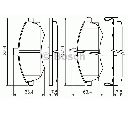 Set placute frana,frana disc BOSCH 0 986 424 810