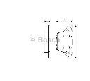 Set placute frana,frana disc BOSCH 0 986 460 002