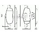Set placute frana,frana disc BOSCH 0 986 460 969