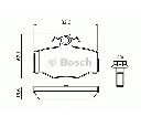 Set placute frana,frana disc BOSCH 0 986 460 993