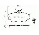 Set placute frana,frana disc BOSCH 0 986 461 753
