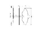 Set placute frana,frana disc BOSCH 0 986 461 757