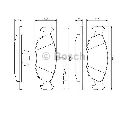 Set placute frana,frana disc BOSCH 0 986 461 764