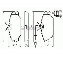 Set placute frana,frana disc BOSCH 0 986 461 765