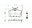 Set placute frana,frana disc BOSCH 0 986 461 769