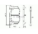 Set placute frana,frana disc BOSCH 0 986 466 346