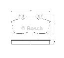 Set placute frana,frana disc BOSCH 0 986 468 350