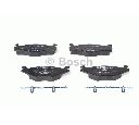 Set placute frana,frana disc BOSCH 0 986 468 873
