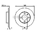 Disc frana BOSCH 0 986 478 010