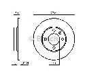 Disc frana BOSCH 0 986 478 011