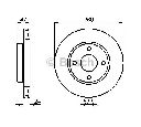 Disc frana BOSCH 0 986 478 170
