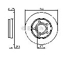 Disc frana BOSCH 0 986 478 480
