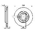 Disc frana BOSCH 0 986 478 621