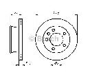 Disc frana BOSCH 0 986 478 849