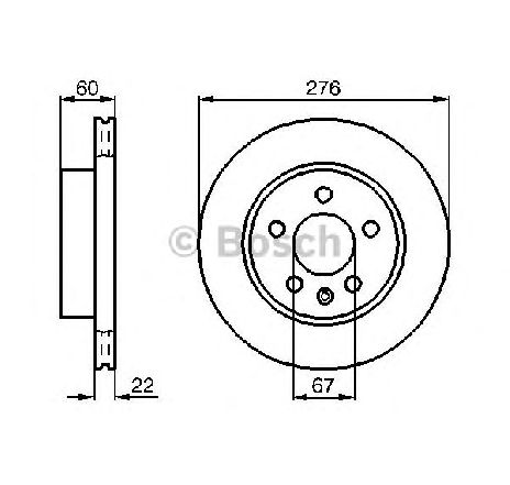 Disc frana BOSCH 0 986 478 861 Disc frana BOSCH 0 986 478 861
