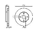 Disc frana BOSCH 0 986 479 012
