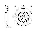 Disc frana BOSCH 0 986 479 040