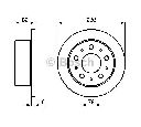 Disc frana BOSCH 0 986 479 066