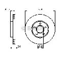 Disc frana BOSCH 0 986 479 069