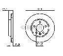 Disc frana BOSCH 0 986 479 097