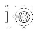 Disc frana BOSCH 0 986 479 099</br>Piesa auto pentru Frana disc